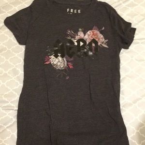 This is a grayish blackish pajama shirt